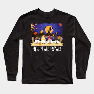 It's The Most Wonderful Time Of The Year Autumn Fall Gnomes Long Sleeve T-Shirt